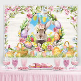Toile de fond joyeux anniversaire fleur et kangourou pour fille